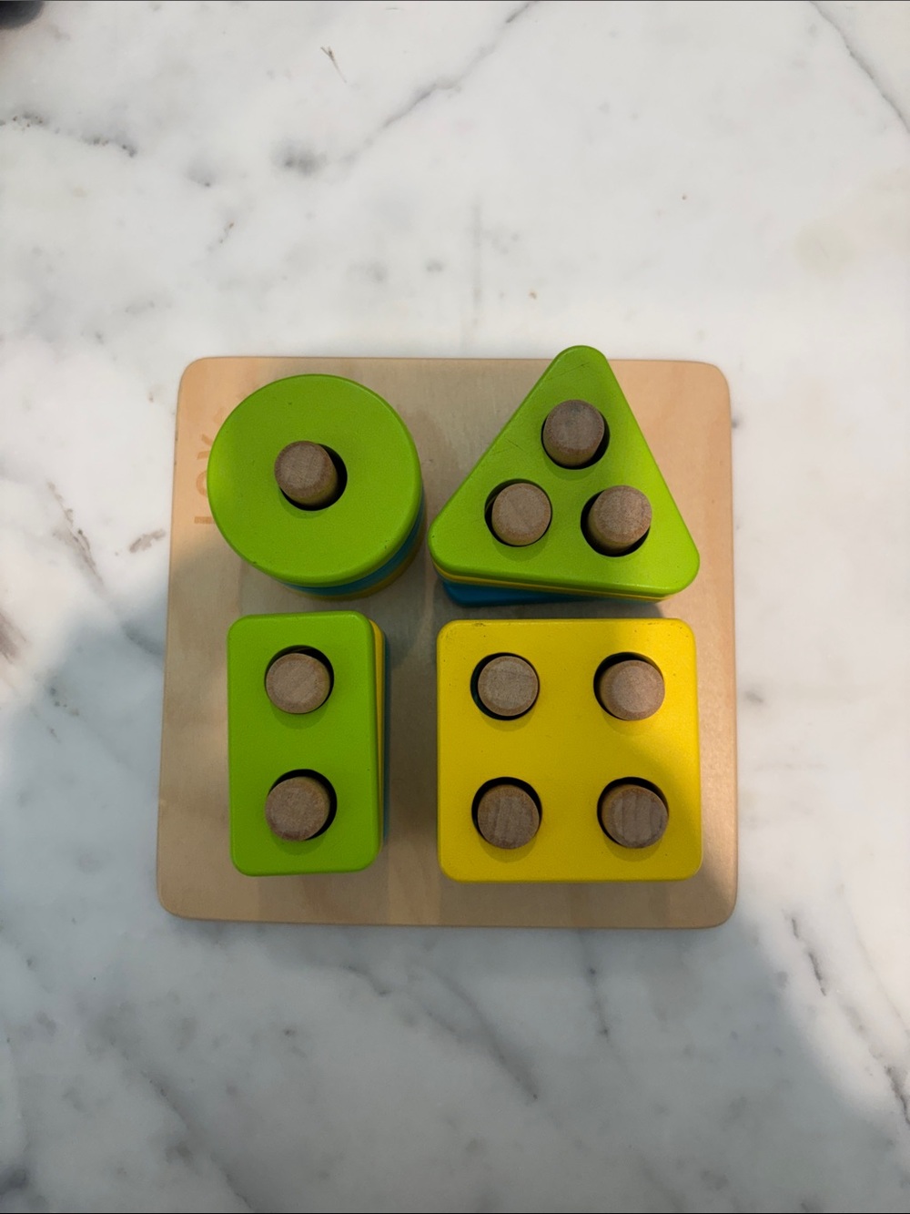 Lovevery Wooden Stacking Shape Sorter Puzzle